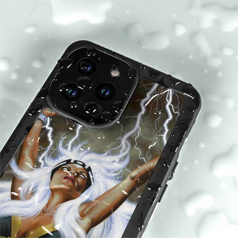 Marvel X-Men Storm by Joe Jusko iPhone 15 Pro Waterproof Case